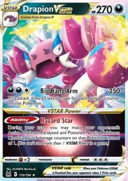 Drapion VSTAR LOR-119 Ultra Rare Near Mint Englisch