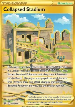 Collapsed Stadium LOR-215 Secret Rare Near Mint Englisch