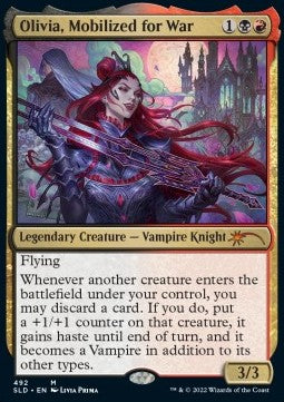 Olivia die Kriegsgerüstete SLDJS-492 Mythic Excellent Englisch Foil