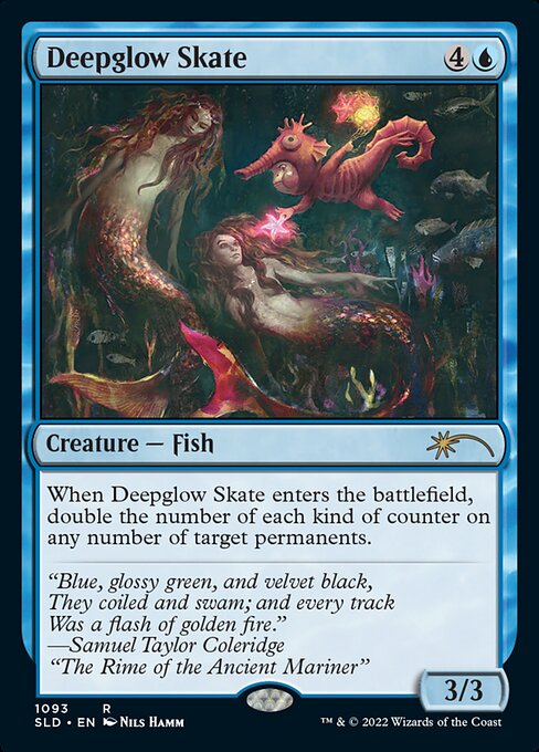 Glimmender Rochen SLDAUS-1093 Rare Near Mint Englisch Foil