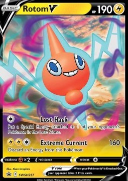 Rotom V SWSH-257 Promo Near Mint Deutsch