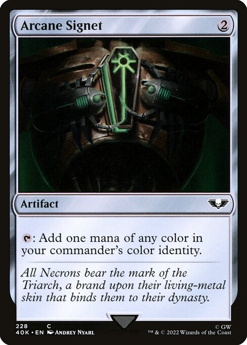 Arcane Signet 40K-228 Common Near Mint Englisch