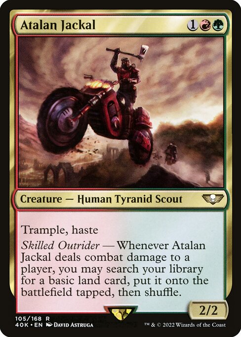 Atalan Jackal 40K-105 Rare Near Mint Englisch