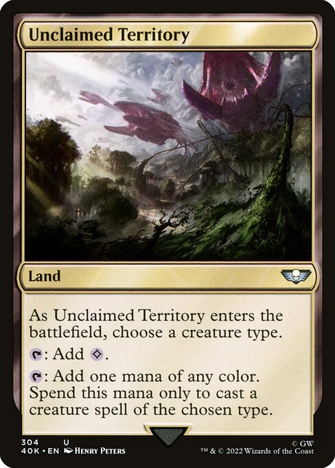 Unclaimed Territory 40K-304 Uncommon Near Mint Englisch