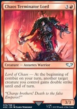 Chaos Terminator Lord 40K-74 Uncommon Near Mint Englisch