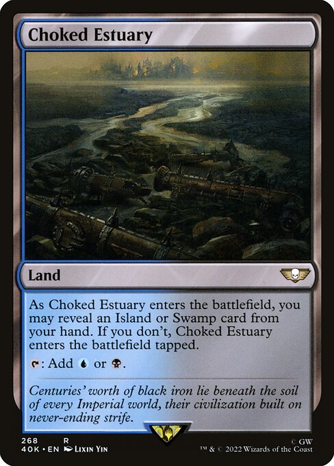 Choked Estuary 40K-268 Rare Near Mint Englisch
