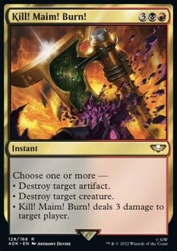 Kill! Maim! Burn! 40K-128 Rare Near Mint Englisch