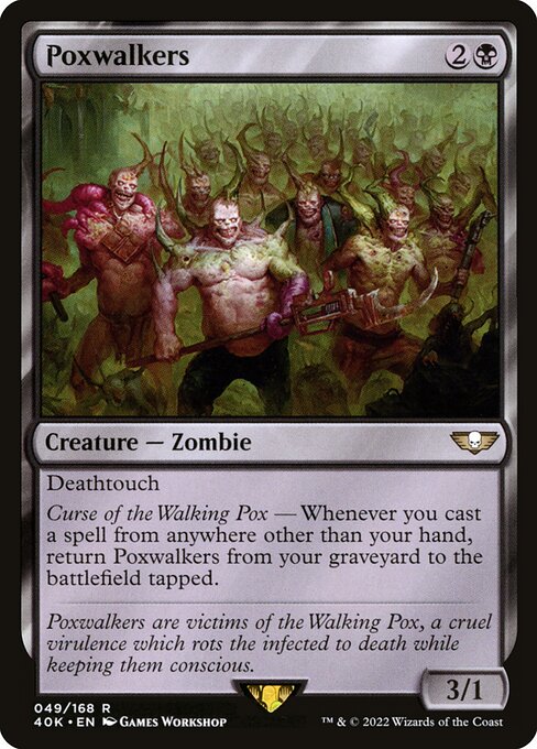 Poxwalkers 40K-49 Rare Near Mint Englisch