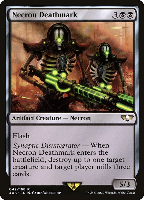 Necron Deathmark 40K-42 Rare Near Mint Englisch