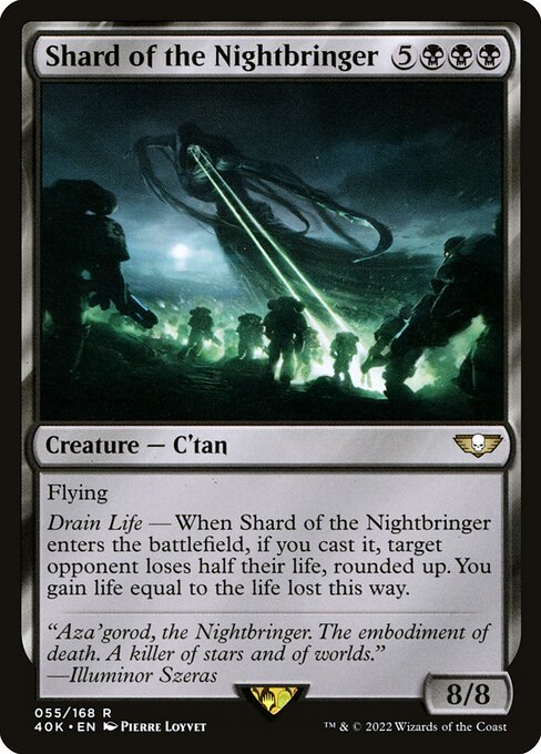 Shard of the Nightbringer 40K-55 Rare Near Mint Englisch