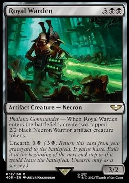 Royal Warden 40K-52 Rare Near Mint Englisch