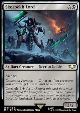 Skorpekh Lord 40K-58 Rare Near Mint Englisch