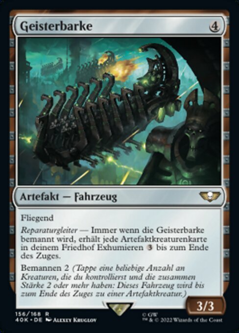 Geisterbarke 40K-156 Rare Excellent Deutsch