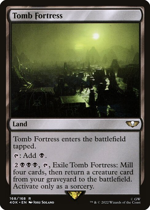 Tomb Fortress 40K-168 Rare Near Mint Englisch