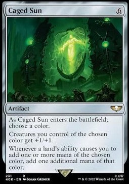 Caged Sun 40K-231 Rare Near Mint Englisch