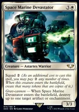 Space Marine Devastator 40K-14 Rare Excellent Englisch