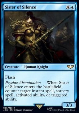 Sister of Silence 40K-26 Rare Near Mint Englisch