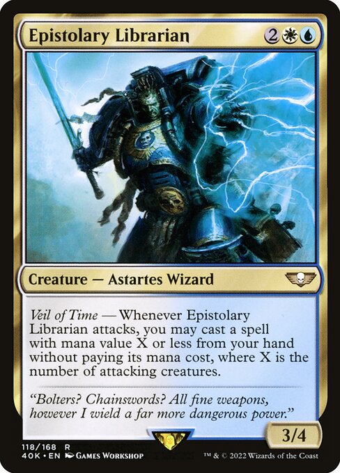Epistolary Librarian 40K-118 Rare Excellent Englisch