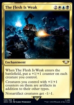 The Flesh Is Weak 40K-122 Rare Near Mint Englisch