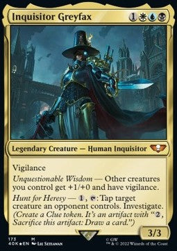 Inquisitor Greyfax (V.2) 40K-173 Mythic Near Mint Deutsch Foil