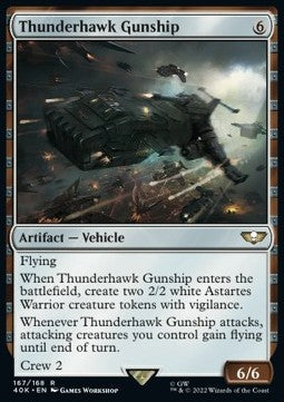 Thunderhawk Gunship 40K-167 Rare Light Played Englisch