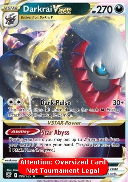 Darkrai VSTAR ASR-099 Oversized Near Mint Englisch