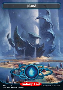 Island (V.1) XUNF-487 Land Good Englisch Foil