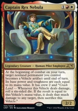 Captain Rex Nebula UNF-164 Rare Good Englisch Foil