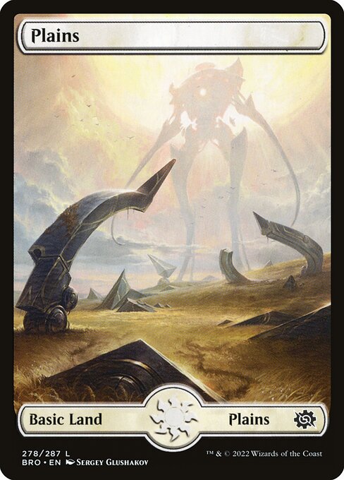 Plains BRO-278 Land Excellent Englisch Foil