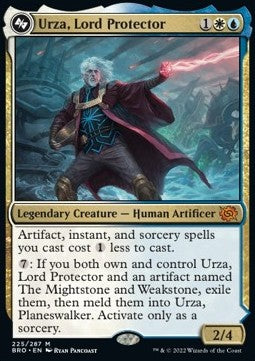 Urza, Lord Protector // Urza, Planeswalker BRO-225 Mythic Excellent Deutsch Foil
