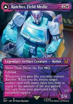 Ratchet, Field Medic // Ratchet, Rescue Racer BOT-17 Mythic Excellent Englisch
