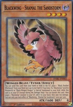 Schwarzflügel - Schamal der Sandsturm DABL-002 Super Rare Good Deutsch 1. Auflage