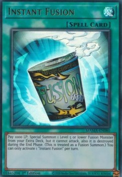 Instantfusion MAMA-DE080 Ultra Rare Near Mint Deutsch 1. Auflage