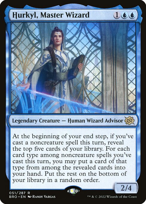 Hurkyl, Master Wizard BRO-51 Rare Excellent Englisch Foil
