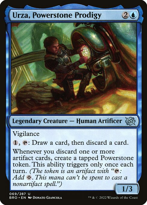 Urza, Powerstone Prodigy BRO-69 Uncommon Near Mint Englisch