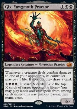 Gix, Prätor von Yawgmoth BRO-95 Mythic Near Mint Deutsch