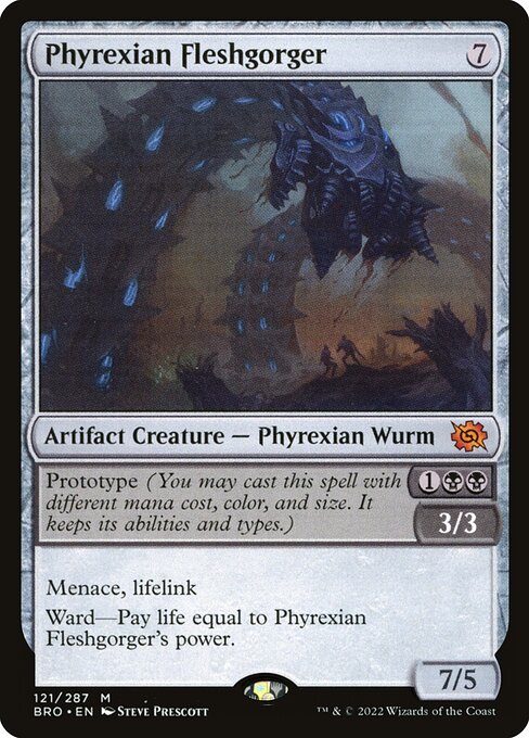 Phyrexian Fleshgorger BRO-121 Mythic Near Mint Englisch