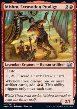 Mishra, Excavation Prodigy BRO-140 Uncommon Near Mint Deutsch