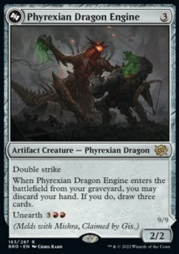 Phyrexian Dragon Engine // Mishra, Lost to Phyrexia BRO-163 Rare Near Mint Englisch