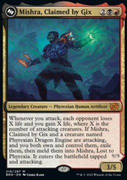 Mishra, Claimed by Gix // Mishra, Lost to Phyrexia BRO-216 Mythic Near Mint Englisch