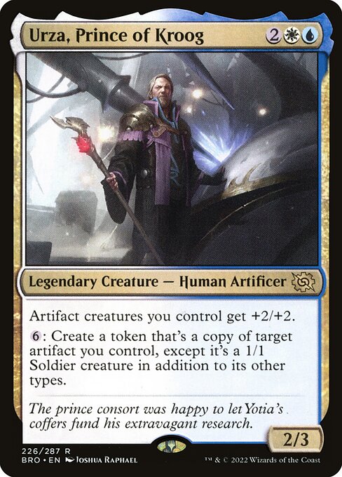 Urza, Prince of Kroog BRO-226 Rare Near Mint Englisch