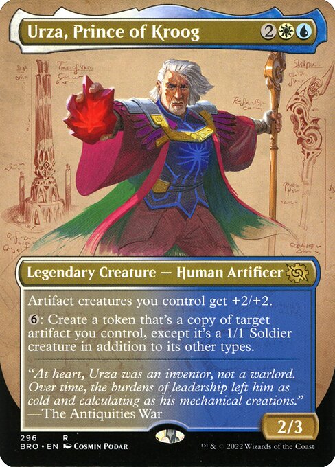 Urza, Prince of Kroog XBRO-296 Rare Near Mint Englisch Foil