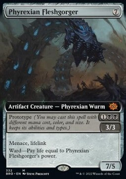 Phyrexian Fleshgorger XBRO-332 Mythic Excellent Englisch Foil