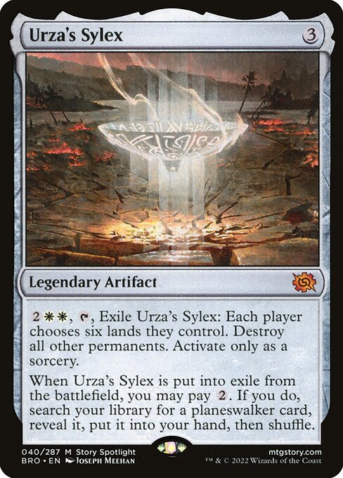 Urza's Sylex BRO-40 Mythic Near Mint Englisch