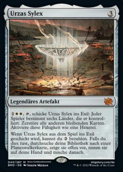 Urza's Sylex BRO-40 Mythic Excellent Deutsch