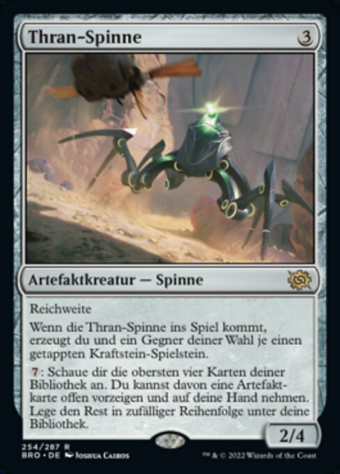 Thran Spider BRO-254 Rare Excellent Deutsch