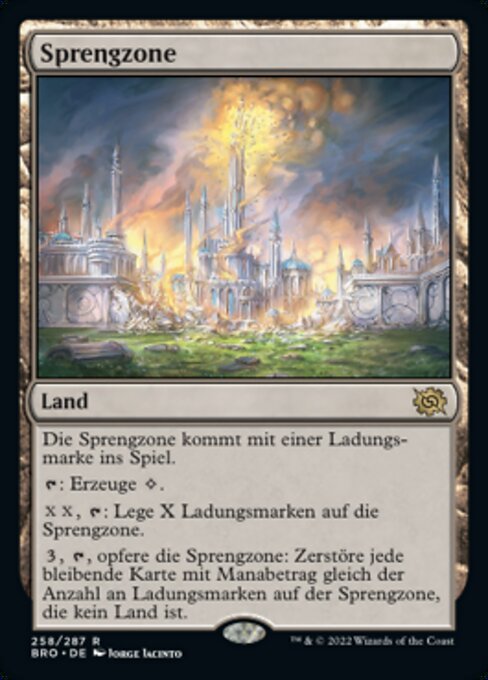 Sprengzone BRO-258 Rare Played Deutsch