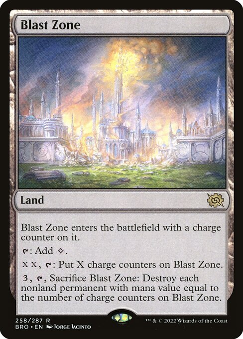 Sprengzone BRO-258 Rare Excellent Englisch Foil