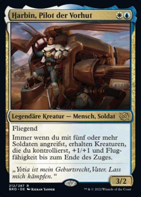 Harbin, Pilot der Vorhut BRO-212 Rare Excellent Deutsch