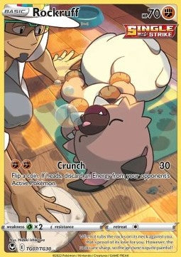 Rockruff SIT-TG07 Holo Rare Excellent Englisch